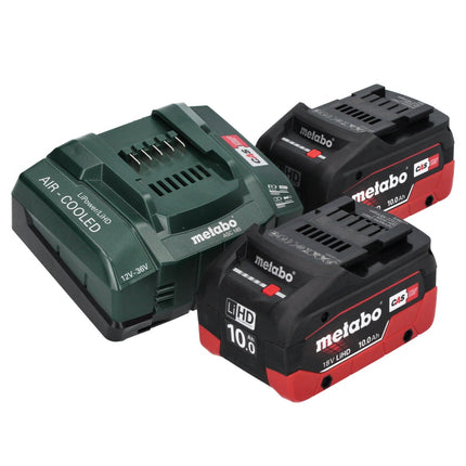 Martillo perforador a batería Metabo KH 18 LTX BL 24 18 V 2,2 J SDS Plus Brushless + 2x batería recargable 10,0 Ah + cargador + metaBOX