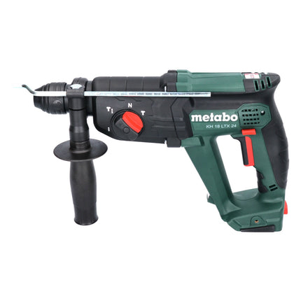 Metabo KH 18 LTX 24 martello combinato a batteria 18 V 2,1 J SDS plus + 1x batteria ricaricabile 4,0 Ah + metaBOX - senza caricabatterie
