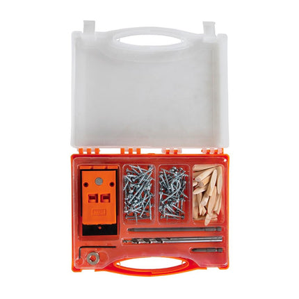 Triton T2PHJS Mini Bohrlehrensatz Taschenloch Bohrschablone 135 tlg. für doppelte Taschenbohrungen - Toolbrothers