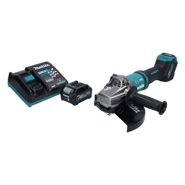 Amoladora angular a batería Makita GA 038 GA1 40 V máx. 230 mm sin escobillas XGT + 1x batería 2,0 Ah + cargador