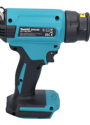 Makita DHG 180 RA Akku Heissluftgeblaese 18 V 550 C 2x Akku 2 0 Ah Ladegeraet 4 - toolbrothers