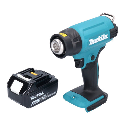 Makita DHG 180 F1 Akku Heißluftgebläse 18 V 550 °C + 1x Akku 3,0 Ah - ohne Ladegerät - Toolbrothers