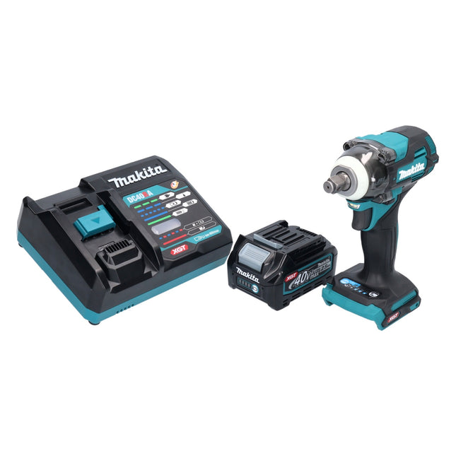 Avvitatore a impatto a batteria Makita TW 004 GD1 40 V max. 1/2" 350 Nm XGT Brushless + 1x batteria 2,5 Ah + caricabatteria