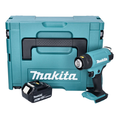 Makita DHG 180 G1J Akku Heißluftgebläse 18 V 550 °C + 1x Akku 6,0 Ah + Makpac - ohne Ladegerät - Toolbrothers