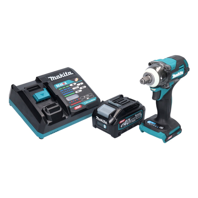 Avvitatore a impatto a batteria Makita TW 004 GM1 40 V max. 1/2" 350 Nm XGT Brushless + 1x batteria 4,0 Ah + caricabatteria