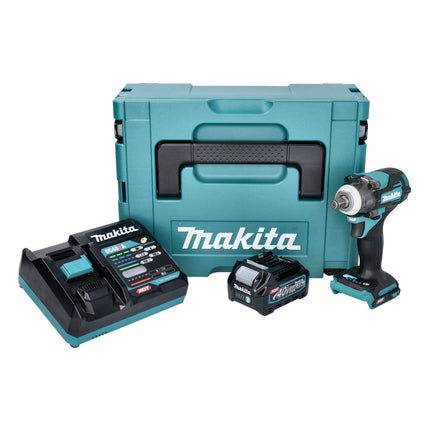 Makita TW 004 GA101 Llave de impacto inalámbrica 40 V máx. 1/2" 350 Nm XGT Brushless + 1x batería 2,0 Ah + cargador + Makpac