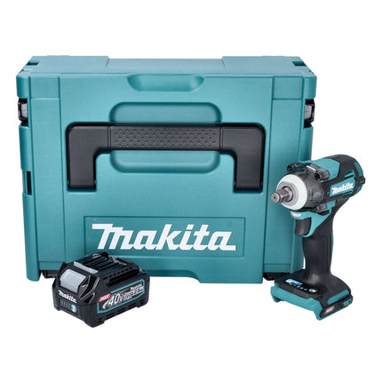 Avvitatore a impatto a batteria Makita TW 004 GD101 40 V max. 1/2" 350 Nm XGT Brushless + 1x batteria 2,5 Ah + Makpac - senza caricabatteria