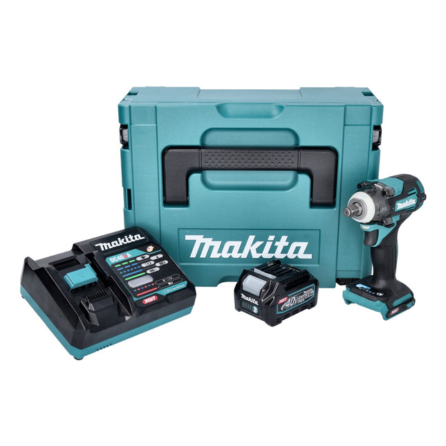 Avvitatore a impatto a batteria Makita TW 004 GD101 40 V max. 1/2" 350 Nm XGT Brushless + 1x batteria 2,5 Ah + caricabatteria + Makpac