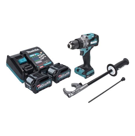 Makita HP 001 GA2 Akku Schlagbohrschrauber 40 V max. 140 Nm XGT Brushless + 2x Akku 2,0 Ah + Ladegerät