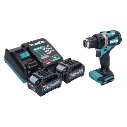 Taladro atornillador inalámbrico Makita DF 002 GA2 40 V máx. 64 Nm Brushless XGT + 2 baterías 2,0 Ah + cargador