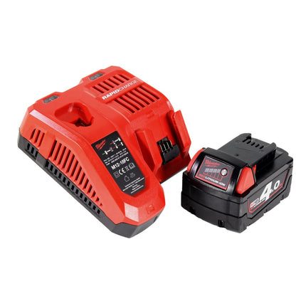 Milwaukee M18 CRAD2-401 Cordless Angle Drill 30 Nm Brushless 18V + 1x Battery 4.0 Ah + Charger