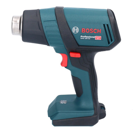Bosch GHG 18V-50 Professional Pistolet à air chaud sans fil 18 V 300° C / 500° C + 1x Batterie ProCORE 8,0 Ah + Chargeur + L-Boxx