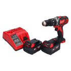 Taladro percutor inalámbrico Milwaukee M18 BPD-402 18 V 60 Nm + 2x baterías 4,0 Ah + cargador