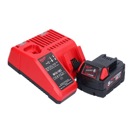 Milwaukee M18 BPD-501 akumulatorowa wiertarka udarowa 18 V 60 Nm + 1x akumulator 5,0 Ah + ładowarka