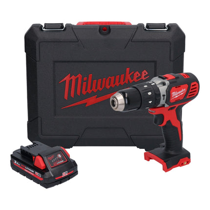 Taladro percutor inalámbrico Milwaukee M18 BPD-301C 18 V 60 Nm + 1x batería 3,0 Ah + maletín - sin cargador