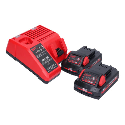 Milwaukee M18 BPD-302C Cordless Percussion Drill 60Nm 18V + 2x Batteries 3.0Ah + Charger + Case