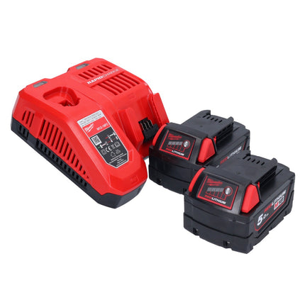 Milwaukee M18 FMTIW2F12-502X Llave de impacto sin cable 18 V 745 Nm 1/2" sin escobillas ( 4933478450 ) + 2x batería recargable 5.0 Ah + cargador + caja HD