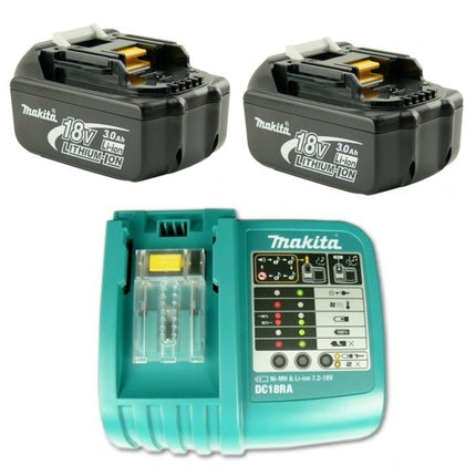 Makita BSS 610 RFE 18 V 165 mm Li-ion Akku Handkreissäge + 2x Makita BL1830 Akku + DC18RA Lader + Koffer - Toolbrothers
