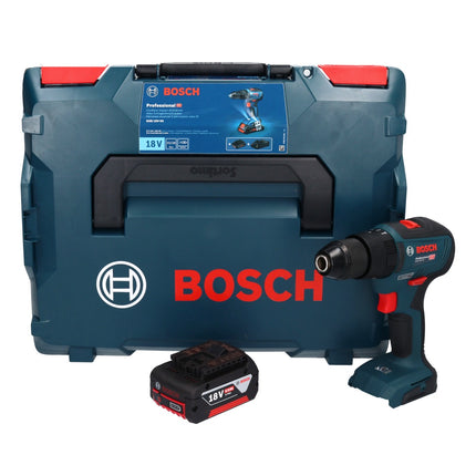 Bosch GSB 18V-55 Professional Perceuse-visseuse à percussion sans fil 18 V 55 Nm Brushless + 1x batterie 5,0 Ah + L-Boxx - sans chargeur
