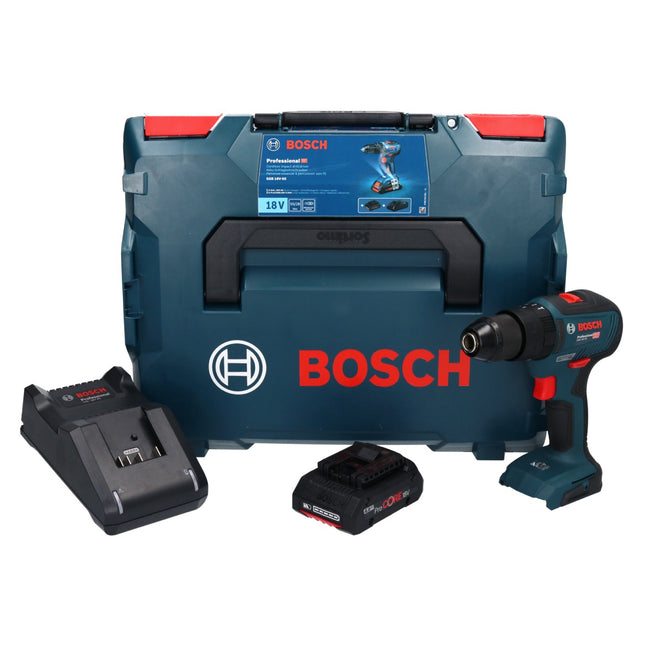 Bosch GSB 18V-55 Professional cordless impact drill 18 V 55 Nm brushless + 1x ProCORE rechargeable battery 4.0 Ah + charger + L-Boxx