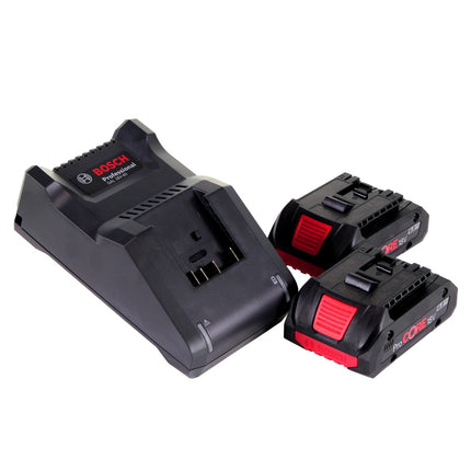 Bosch GSB 18V-55 Profesjonalna akumulatorowa wiertarko-wkrętarka udarowa 18 V 55 Nm bezszczotkowa + 2x akumulator ProCORE 4,0 Ah + ładowarka + L-Boxx ( 06019H5304 )