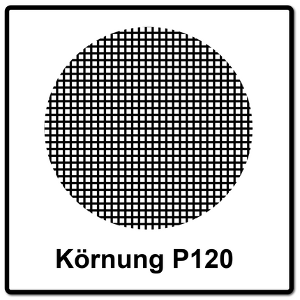 Mirka ABRANET ACE HD juego de empuñaduras de discos abrasivos 150 mm P120 50 piezas (2x AH24102512)