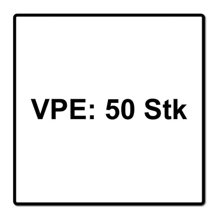 Mirka ABRANET ACE HD juego de empuñaduras de discos abrasivos 150 mm P120 50 piezas (2x AH24102512)