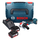 Bosch GWX 18V-10 Professional cordless angle grinder 18 V 125 mm X-LOCK Brushless + 2x rechargeable battery 5.0 Ah + charger + L-Boxx