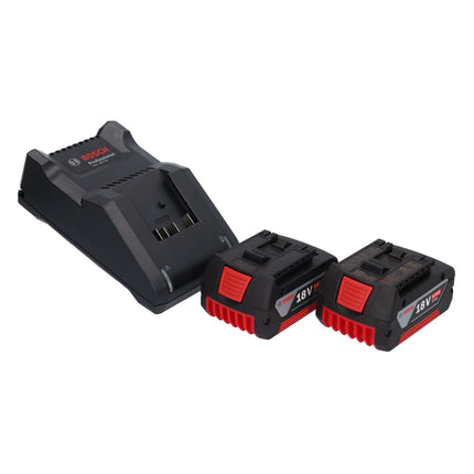 Bosch GWX 18V-10 Smerigliatrice angolare professionale a batteria 18 V 125 mm X-LOCK Brushless + 2x batteria ricaricabile 5,0 Ah + caricabatterie + L-Boxx