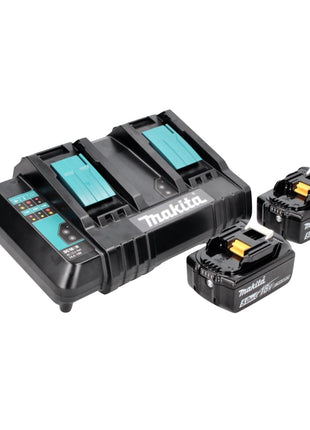 Cortacésped a batería Makita DLM 382 CT2 36 V (2x 18 V) 38 cm 40 l + 2x batería 5,0 Ah + cargador doble