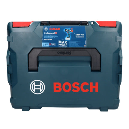 Bosch GDS 18V-1000 Llave de impacto profesional sin cable 18 V 1000 Nm BITURBO Brushless + 1x batería ProCORE 8,0 Ah + cargador + L-Boxx