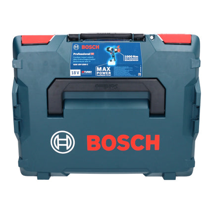 Bosch GDS 18V-1000 C Profesjonalna akumulatorowa wkrętarka udarowa 18 V 1000 Nm BITURBO Brushless + 1x akumulator ProCORE 8,0 Ah + moduł Bluetooth GCY 42 + L-Boxx - bez ładowarki