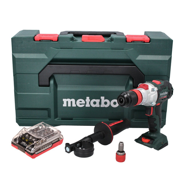Metabo SB 18 LTX BL Q I Cordless Hammer Drill 130 Nm 18V Brushless + Bit Set 32 pcs. + MetaBOX Case - without Battery, without Charger