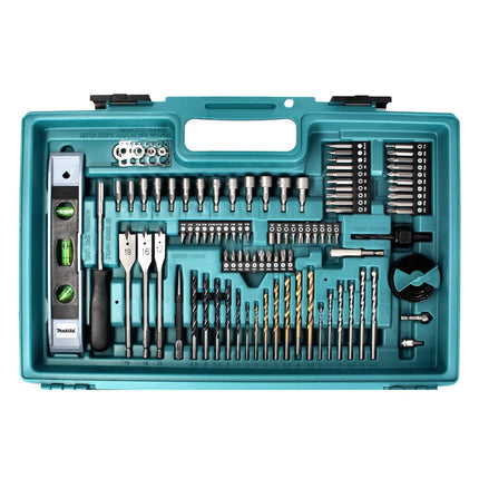 Destornillador de impacto sin cable Makita DTD 152 SF2X5 165 Nm 18V + 2x Baterías 3.0Ah + Cargador + Maletín + Set de 101 accesorios