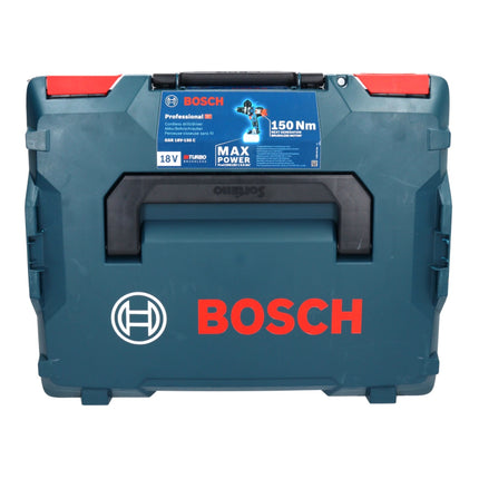 Bosch GSR 18V-150 C Professional Perceuse-visseuse sans fil 150 Nm Biturbo Brushless 18V + 1x Batterie ProCORE 8,0Ah + Coffret L-Boxx - sans chargeur