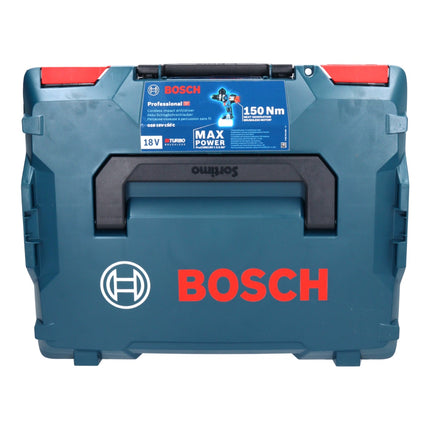 Bosch GSB 18V-150 C Profesjonalna akumulatorowa wiertarko-wkrętarka udarowa 18 V 150 Nm Biturbo Brushless + 1x akumulator 5,0 Ah + ładowarka + L-Boxx