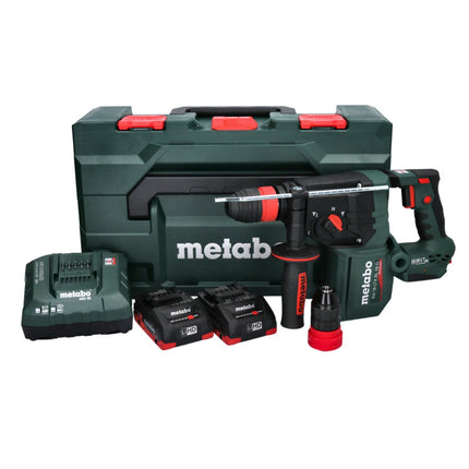 Metabo KH 18 LTX BL 28 Q cordless hammer drill 18 V 3 J SDS plus Brushless + 2x battery 4,0 Ah + charger + metaBOX