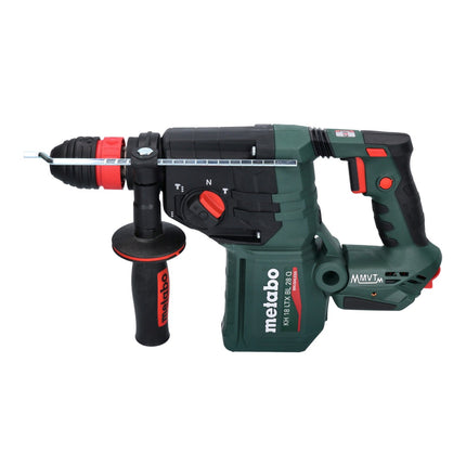 Metabo KH 18 LTX BL 28 Q Marteau perforateur sans fil 18 V 3 J SDS plus Brushless + 2x batterie 5,5 Ah + chargeur + 5 pces. jeu de forets et burins + metaBOX