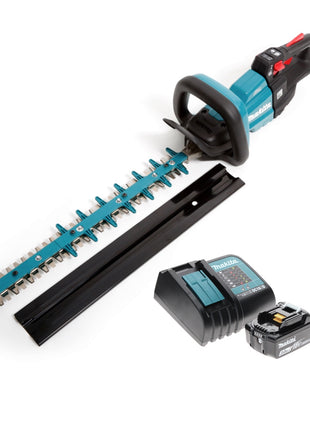 Cortasetos a batería Makita DUH 502 SF 18 V 50 cm sin escobillas + 1x batería 3,0Ah + cargador