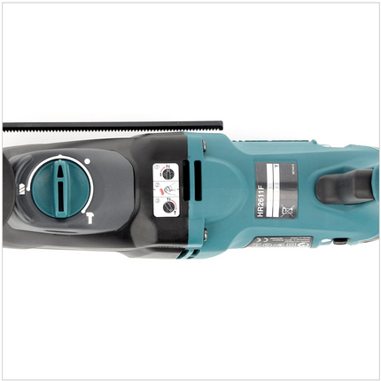 Makita HR 2611 FT Kombihammer für SDS-PLUS-Werkzeuge + Bohrfutter 194079-2 + Makita Koffer - Toolbrothers