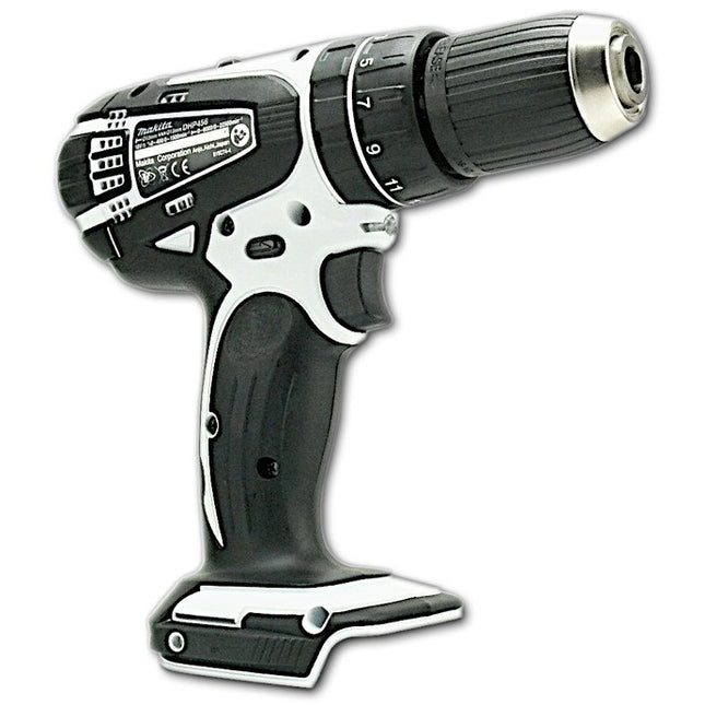 Makita DHP 456 RMWX 18 V Li-ion Akku-Schlagbohrschrauber Weiß + 1x Makita BL 1840 B 4 Ah Li-Ion Akku + Ladegerät + Alu Koffer - Toolbrothers