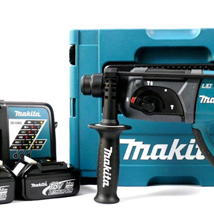 Makita BHR 202 Akku Kombihammer 18V 2,0J SDS Plus in Makpac mit 2x 3Ah Akku und Ladegerät - Toolbrothers