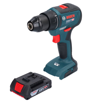 Bosch GSR 18V-55 Profesjonalna akumulatorowa wiertarko-wkrętarka 18 V 55 Nm bezszczotkowa + 1x akumulator 2,0 Ah - bez ładowarki