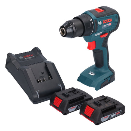 Bosch GSR 18V-55 Professional cordless drill driver 18 V 55 Nm brushless + 2x rechargeable battery 2.0 Ah + charger