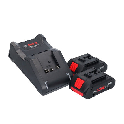 Bosch GSR 18V-55 Professional 18 V 55 Nm trapano avvitatore a batteria brushless + 2x batterie ProCORE 4,0 Ah + caricabatterie