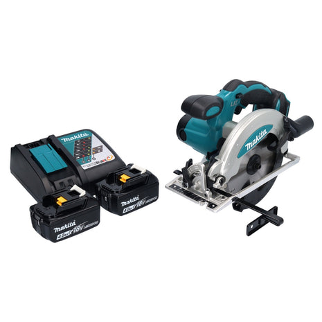 Makita DSS 610 RM scie circulaire sans fil 18 V 165 mm + 2x batterie 4,0 Ah + chargeur