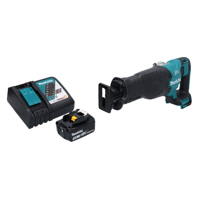 Makita DJR 187 RM1 Akku Reciprosaege Saebelsaege 18 V Brushless 1x Akku 4 0 Ah Ladegeraet 1 - toolbrothers