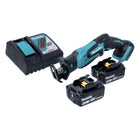 Makita DJR 185 RT cordless reciprocating saw 18 V + 2x rechargeable battery 5.0 Ah + charger