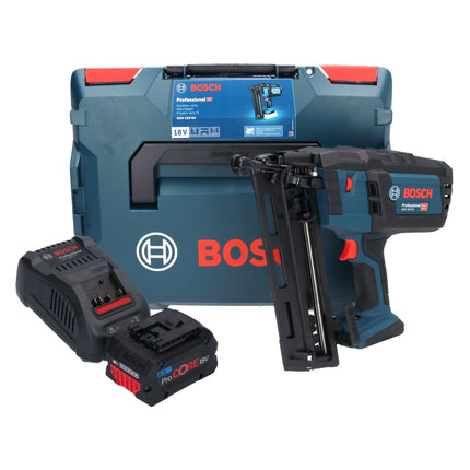 Bosch GNH 18V-64 Cloueur sans fil 18 V 64 mm 1,6 mm + 1x Batterie ProCORE 8,0 Ah + Chargeur + Coffret L-Boxx