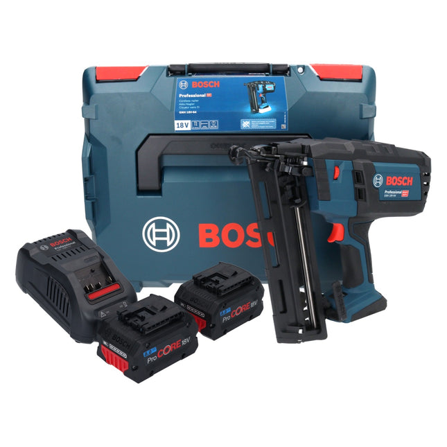 Bosch GNH 18V-64 Cordless nailer 18 V 64 mm 1.6 mm + 2x ProCORE battery 8.0 Ah + charger + L-Boxx